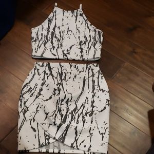 Skirt and tank two piece